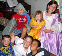 Grandchildren dress-ups